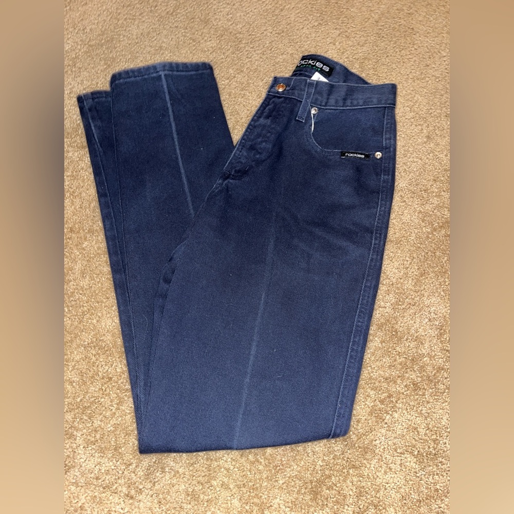 Navy Blue Vintage Western Rockies 12.5 waist